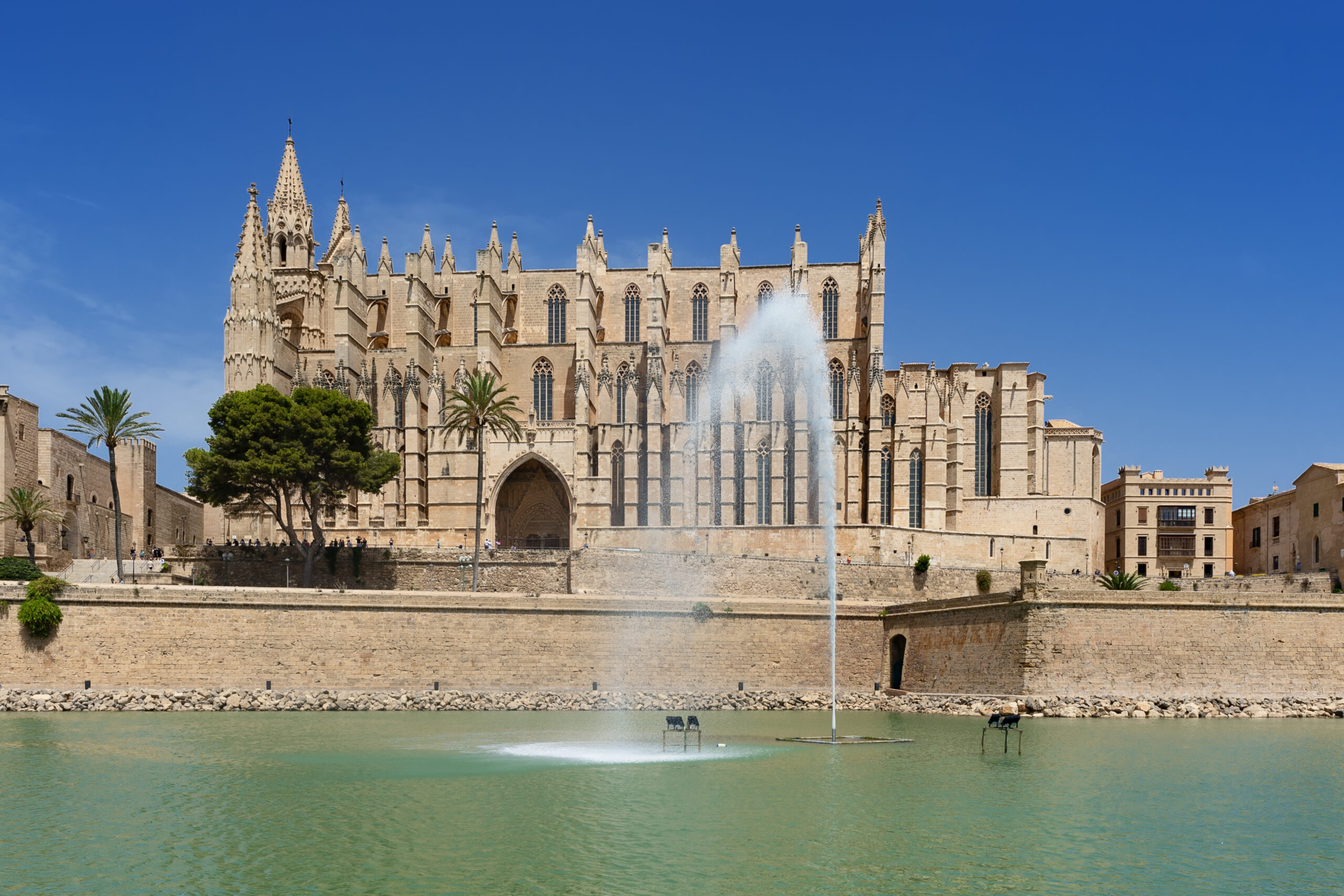 Vista de la catedral de Palma de Mallorca